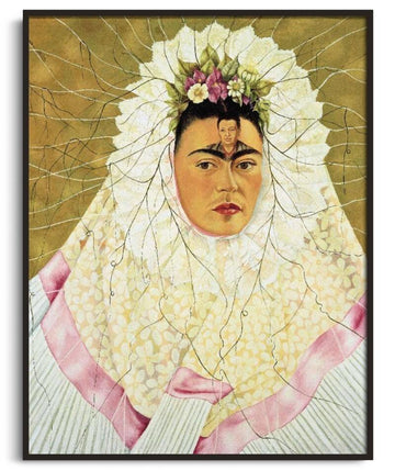 Reproduction Autoportrait avec Diego en tête Frida Kahlo – peinture à l'huile
