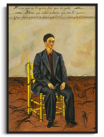 Reproduction Autoportrait avec les cheveux coupés Frida Kahlo – peinture à l'huile