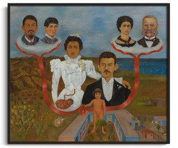Reproduction Mes grands-parents, mes parents et moi Frida Kahlo – peinture à l'huile