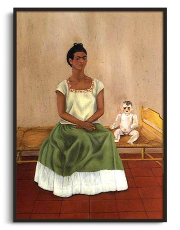 Reproduction Moi et ma poupée Frida Kahlo – peinture à l'huile