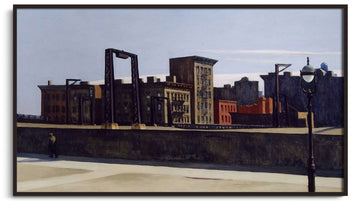 Reproduction Portiques à Manhattan Hopper – peinture à l'huile