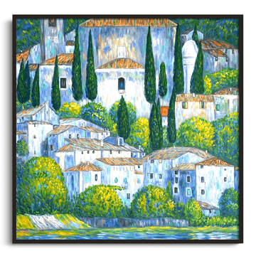 Reproduction Église de Cassone Klimt – peinture à l'huile