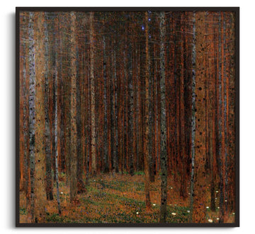Reproduction Forêt de sapins Klimt – peinture à l'huile