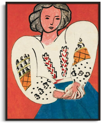 Reproduction La Blouse roumaine Matisse – peinture à l'huile