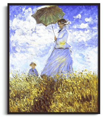 Reproduction La Promenade Monet – peinture à l'huile