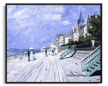 Reproduction Promenade à Trouville Monet – peinture à l'huile