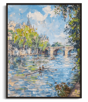 Reproduction Les rameurs sur la Seine Monet – peinture à l'huile