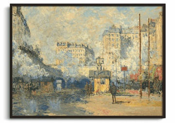 Reproduction La Gare Saint-Lazare au soleil Monet – peinture à l'huile