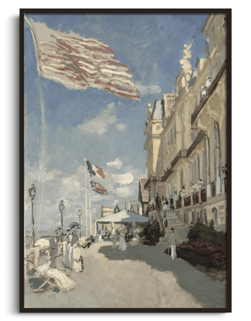 Reproduction Hôtel des Roches Noires à Trouville Monet – peinture à l'huile