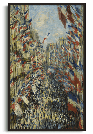 Reproduction Rue Montorgueil à Paris Monet – peinture à l'huile