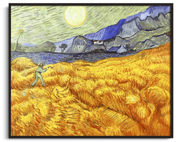 Reproduction Champ de blé à l'hospice Saint-Paul Van Gogh – peinture à l'huile