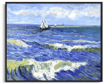Reproduction Paysage marin aux Saintes-Maries Van Gogh – peinture à l'huile