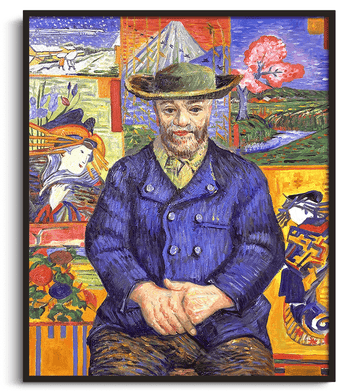 Reproduction Portrait du père Tanguy Van Gogh – peinture à l'huile